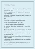 NUR 304 Exam 1 Test Bank 2026 &vert; Medical-Surgical Nursing Practice Questions & Exam Prep