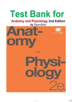 Test Bank for Anatomy and Physiology 2nd Edition by OpenStax isbn-978-1711494067
