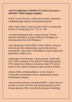 AACN Certification CCRN&sol;PCCN Critical Care Exam 1 &vert; 2026&sol;2027 &vert; With Complete Solutions&NewLine;&NewLine;