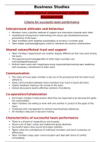 Business Studies Summaries Package deal