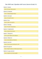 Nats 1650 Exam 1 Questions with Correct Answers &lpar;Grade A&plus;&rpar;