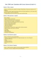 Nats 1700 Exam 1 Questions with Correct Answers &lpar;Grade A&plus;&rpar;