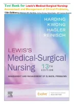 Test Bank for Lewis's Medical-Surgical Nursing&colon; Assessment and Management of Clinical Problems&comma; 13th Edition by Mariann Harding All Chapters 1-69 Covered Latest