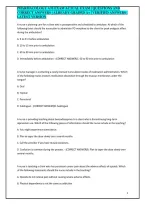 PHARMACOLOGY ATI EXAM ACTUAL EXAM &vert; QUESTIONS AND CORRECT ANSWERS &vert; ALREADY GRADED A&plus; &vert; VERIFIED ANSWERS &vert; LATEST VERSION&NewLine;