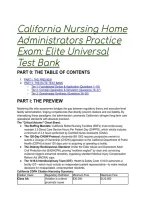 California NHA State Board Exam Test Bank 2026&sol;2027&vert; CDPH & Title 22 Regulations &lpar;Elite Q&A with Rationales&rpar;