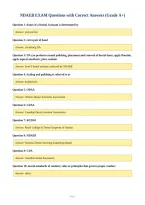 NDAEB EXAM Questions with Correct Answers &lpar;Grade A&plus;&rpar;