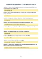 NDAEB EXAM Questions with Correct Answers &lpar;Grade A&plus;&rpar;