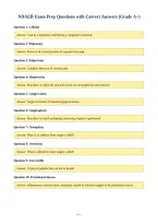 NDAEB Exam Prep Questions with Correct Answers &lpar;Grade A&plus;&rpar;