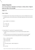 Personal Finance 12th Edition Solution Manual &vert; Kapoor&comma; Dlabay&comma; Hughes & Hart &vert; Complete Solutions