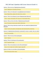 NSG 318 Exam 3 Questions with Correct Answers &lpar;Grade A&plus;&rpar;