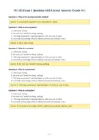 NU 185 Exam 1 Questions with Correct Answers &lpar;Grade A&plus;&rpar;