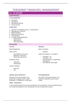Toegepast Financieel Management &vert; De Balans &vert; Hogeschool Gent &vert; 2026&sol;27