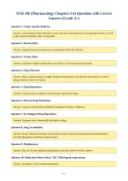 BUNDLE-&semi;&semi; NUR 106 EXAMS WITH CORRECT ANSWERS 