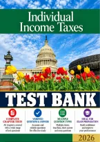 Test Bank &mdash; South-Western Federal Taxation 2026&colon; Individual Income Taxes&comma; 49th Edition &lpar;Young&comma; Persellin&comma; Nellen&comma; Cuccia&comma; Maloney&comma; Lassar&comma; Cripe&comma; 2025&rpar; &vert; All Chapters 1-20 Covered&NewLine;