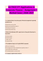 AU HADM 339 Health Administration &ndash; Final Exam Study Guide &vert; Athabasca &NewLine;University &vert; 2026&ndash;2027 