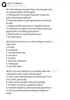 NSG 152 MIDTERM 2026&sol;2027 &vert; NURSING STUDY GUIDE&comma; EXAM REVIEW & PRACTICE QUESTIONS