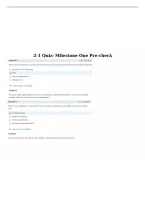 MBA 620 2-1 Quiz&colon; Milestone One Quiz &vert; Questions and Answers &vert; 2026&sol;2027 Updated &vert; 100&percnt; Correct - SNHU&period;&NewLine;