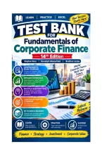 Test Bank for Fundamentals of Corporate Finance&comma; 14th Edition By Stephen Ross&comma; Randolph Westerfield&comma; Bradford Jordan &period;pdf&NewLine;&NewLine;