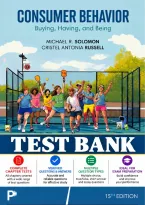 Test Bank &mdash; Consumer Behavior&comma; 15th Edition &lpar;Solomon&comma; Russell&comma; 2026&rpar; &vert; All 14 Chapters Covered&NewLine;