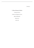 MBA 620 2-2 Memo&colon; Performance Evaluation &vert; 2026 Update with complete solutions - SNHU&period;&NewLine; 