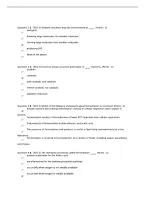 BIOS 242&vert; Quiz 3 &vert; Questions and answers &vert; Updated RATED A&plus; &vert; NEW &vert; 2026&sol;2027&vert; Chamberlain College of Nursing