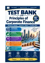 Test Bank for Principles of Corporate Finance&comma; 15th Edition&comma; Comprehensive Exam Practice Questions Graded A&plus;&period;pdf&NewLine;&NewLine;