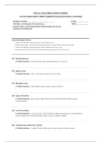 Ati Pn Pediatrics Proctored Exam 2026 197&plus; Complete Exam Questions And Answers 100&percnt; Verified A&plus; Grade Assured&excl;&excl;&excl;&excl;&excl; New Latest Update&excl;&excl;&excl;&excl;