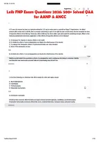 Leik FNP Practice Questions 2026 &ndash; Comprehensive Family Nurse Practitioner Board Exam Review with Solved Practice Questions&comma; Correct Answers&comma; and Explanations