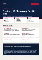 BIOS 256 Anatomy & Physiology IV with Lab Exam 1 2026&sol;2027 &ndash; Questions and Answers &vert; Complete Verified Answers &vert; Detailed Rationales &ndash; Pass Guaranteed &ndash; A&plus; Graded