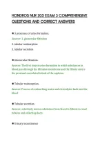Hondros Nur 205 Exam 3 Comprehensive&NewLine;Questions And Correct Answers