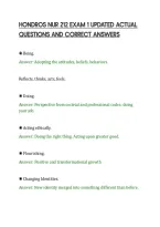 Hondros Nur 212 Exam 1 Updated Actual&NewLine;Questions And Correct Answers