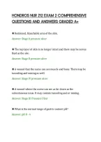 Hondros Nur 212 Exam 2 Comprehensive&NewLine;Questions And Answers Graded A&plus;