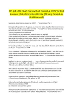 CPL AIR LAW CAAP Exam with all Correct & 100&percnt; Verified Answers &vert;Actual Complete Update &vert;Already Graded A&plus; &lpar;Just Released&rpar;
