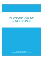 Lecture Notes Filosofie van de geneeskunde &vert; Les 1 &vert; KU Leuven &vert; 2026&sol;27