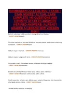 Rasmussen College Mdc 1 Exam 1&NewLine;Exam Newest Actual Exam&NewLine;Complete 100 Questions And&NewLine;Correct Detailed Answers&NewLine;&lpar;Verified Answers&rpar; &vert;Already&NewLine;Graded A&plus;&vert;&vert;Brand New Version&NewLine;2026&excl;&excl;&excl;