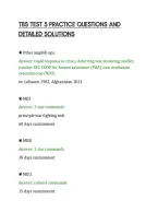 Tbs Test 5 Practice Questions And&NewLine;Detailed Solutions&NewLine;