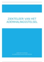 Ziekteleer Ademhalingsstelsel &vert; Pneumologie &vert; KU Leuven &vert; 2026&sol;27