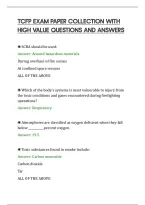 Tcfp Exam Paper Collection With&NewLine;High Value Questions And Answers