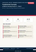 NSG 3130 Fundamental Concepts & Skills for Nursing Practice II Exam 1 2026&sol;2027 &ndash; Questions and Answers &vert; 100&percnt; Verified &vert; Detailed Rationales &ndash; Pass Guaranteed &ndash; A&plus; Graded