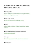 Tcfp Fire Officer 3 Practice Questions&NewLine;And Detailed Solutions&NewLine;