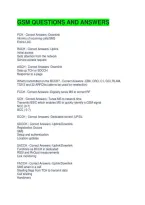 Gsm Questions And Answers &vert; 2026-2027 &vert; Fully Solved