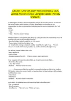 AIRLAW - CAAP CPL Exam with all Correct & 100&percnt; Verified Answers &vert;Actual Complete Update &vert;Already Graded A&plus;