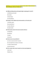 Psychology 101 - Final Exam Review Questions & Answer Key