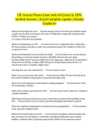 CPL Ground Theory Exam with all Correct & 100&percnt; Verified Answers &vert;Actual Complete Update &vert;Already Graded A&plus;