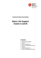 BLS-ACLS Exam A & B Answer Keys and Scenarios