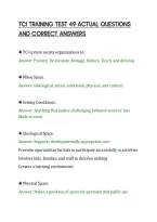 Tci Training Test 49 Actual Questions&NewLine;And Correct Answers&NewLine;