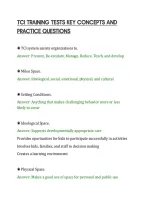 Tci Training Tests Key Concepts And&NewLine;Practice Questions&NewLine;