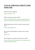 Tcole Jail Admin Exam Complete Course&NewLine;Review Guide