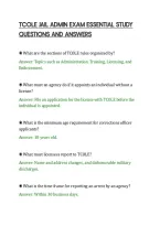 Tcole Jail Admin Exam Essential Study&NewLine;Questions And Answers