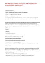 NEA-BC Practice Questions And Answers - 100&percnt; Guaranteed Pass Already Graded A&plus; Latest Update&excl;&excl;&excl;